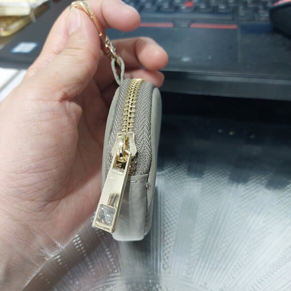 Round Mini Clip On Bag Coin Purse Mini Wallet Waterproof Cute Practical - Picture 3 of 6